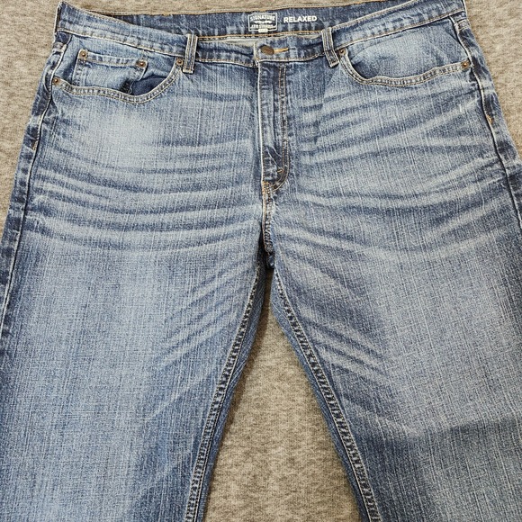 Levi Strauss Signature Gold Relaxed Straight Leg Men's Blue Jeans 40x30 - Picture 2 of 9
